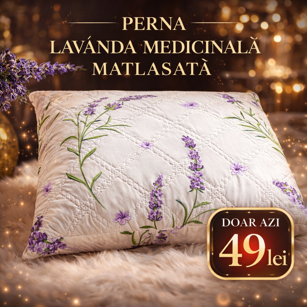 Perna Premium Lavanda Matlasata 50x70cm