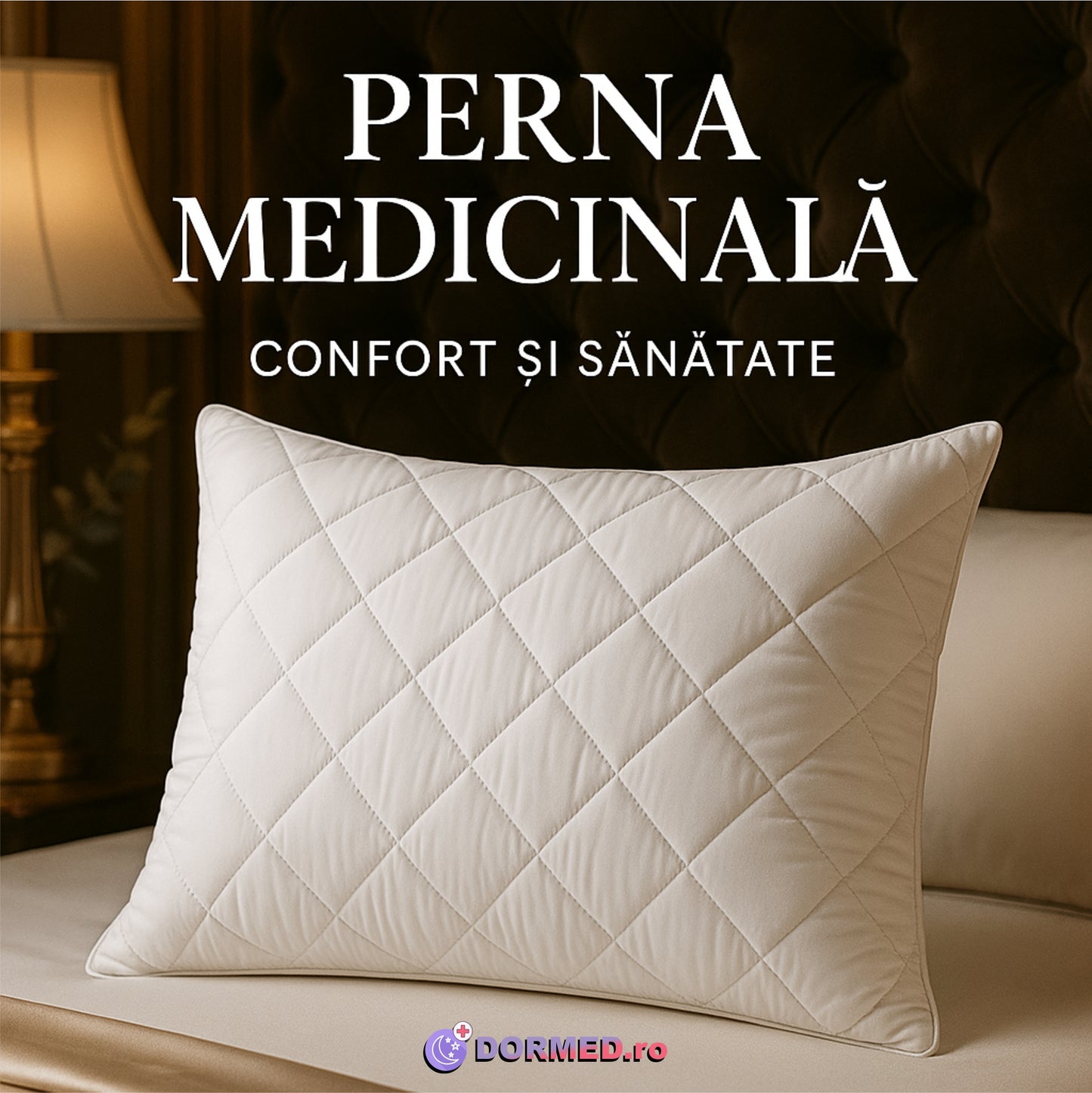 Perna Premium Medicinala Matlasata 50x70cm