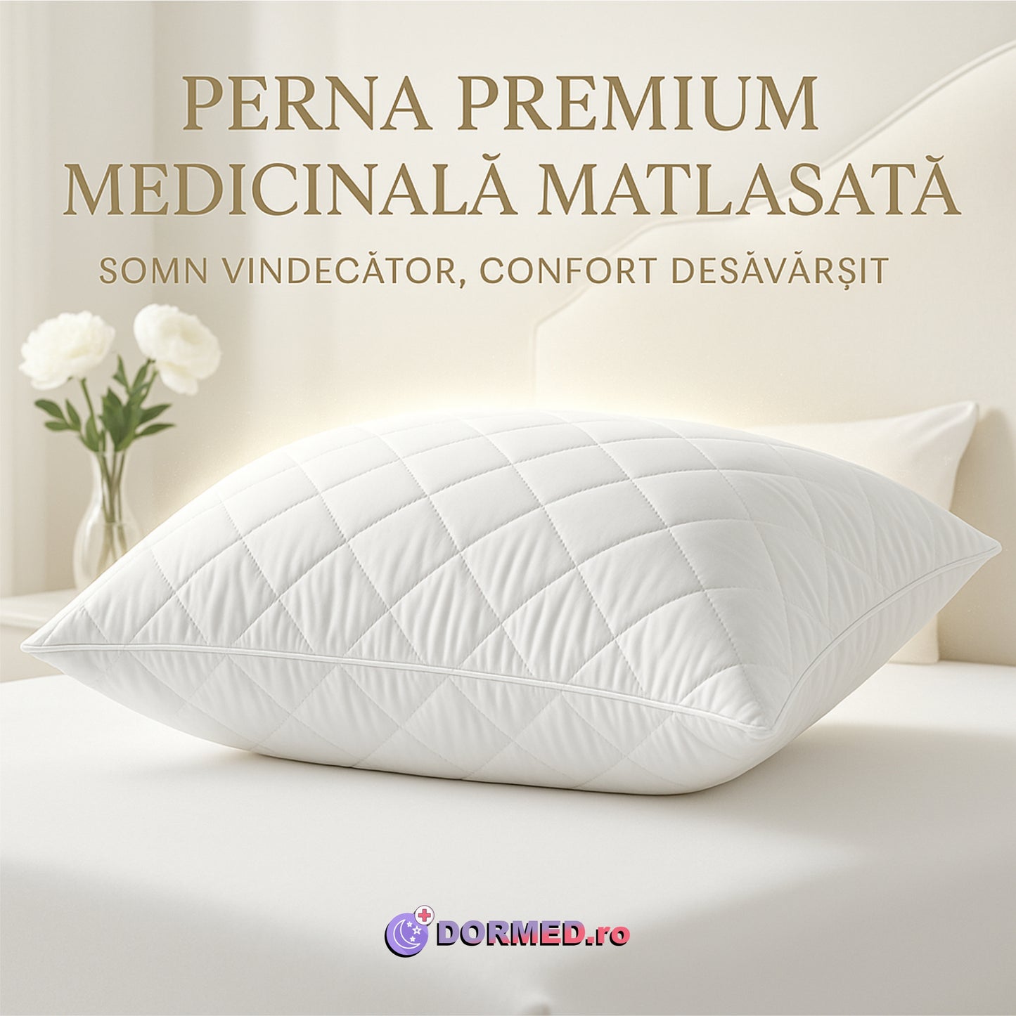 Perna Premium Medicinala Matlasata 50x70cm