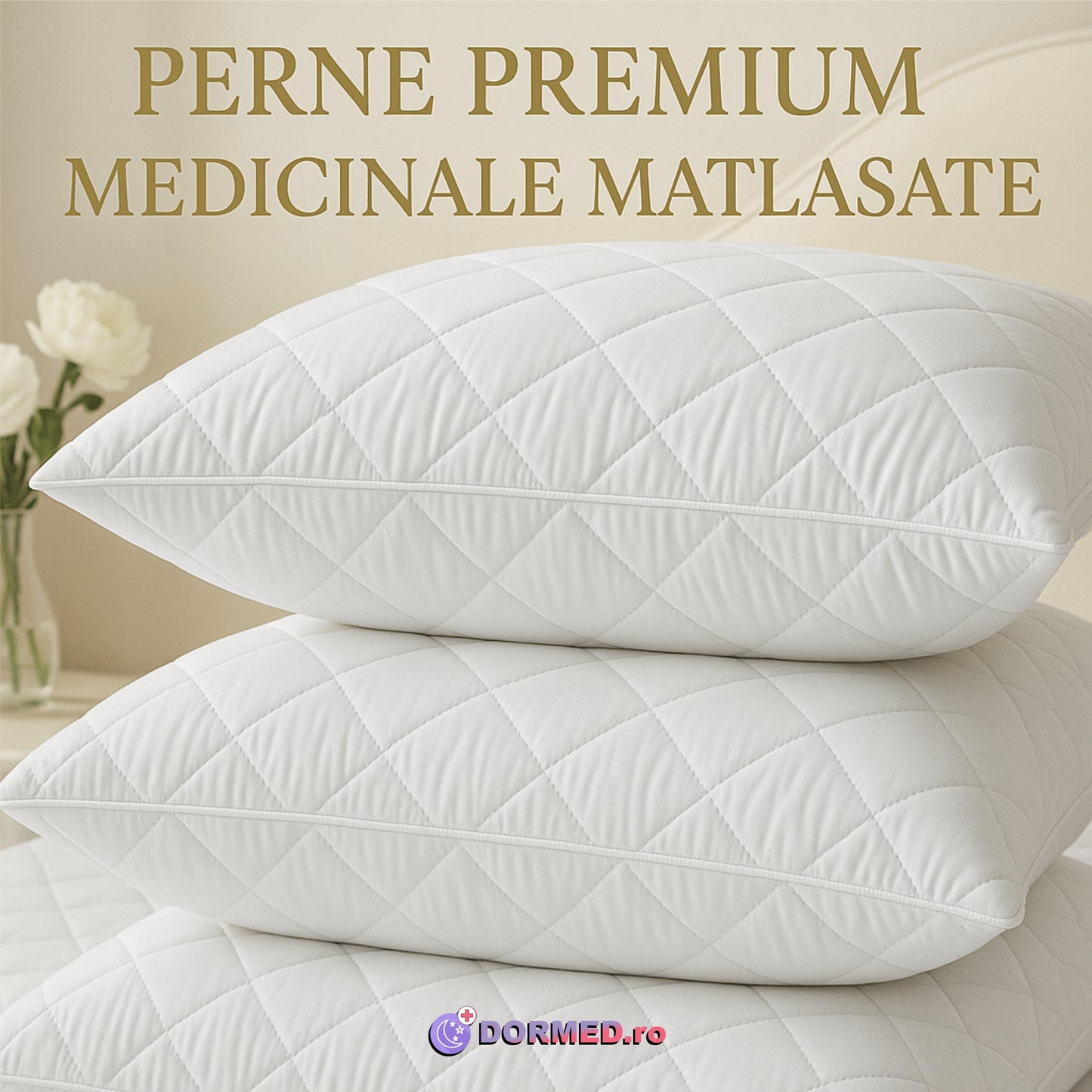Perna Premium Medicinala Matlasata 50x70cm